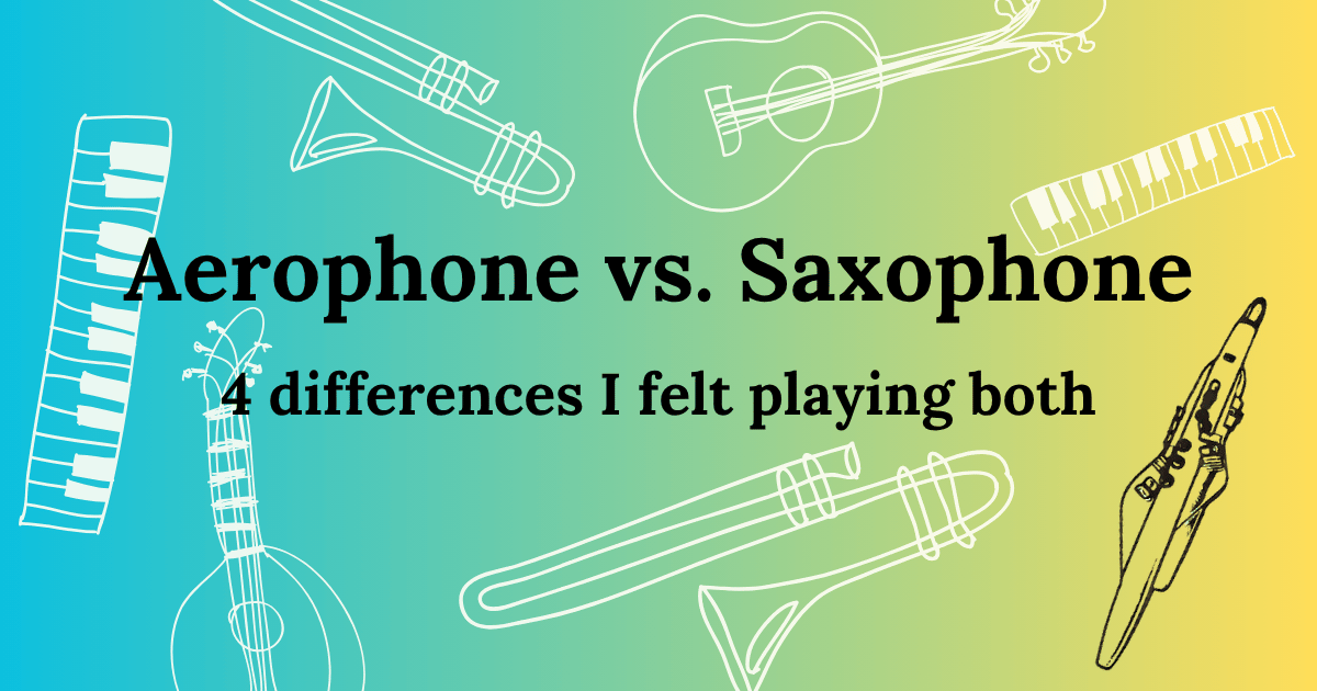 Aerophone vs. saxophone: 4 differences I felt playing both