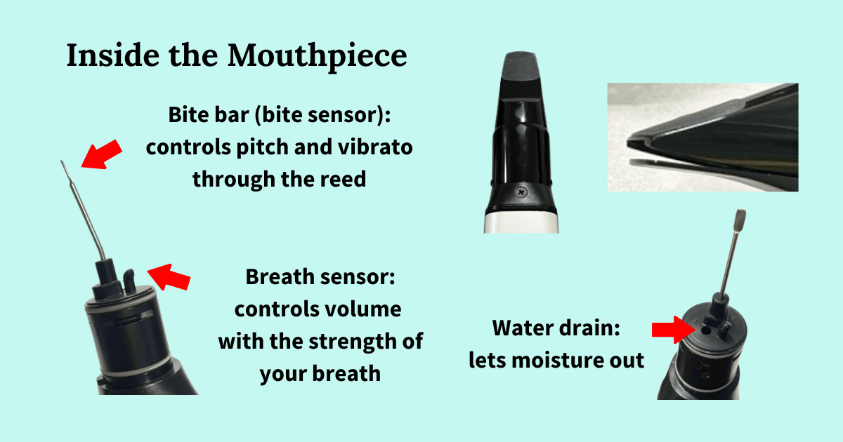 Roland AE-20 Aerophone mouthpiece