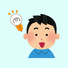 アイデア出しをする男性