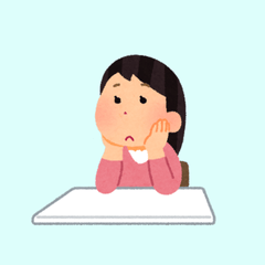 悩み中の女性